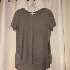 Love on a Hanger Gray Short Sleeve Tee